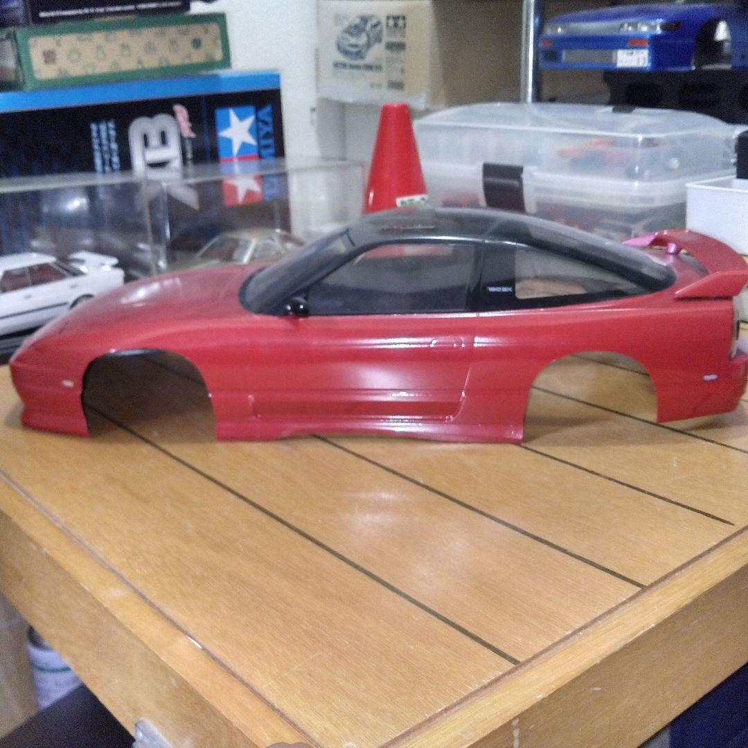 日産180SX　後期ボディ 1/10　表塗り　ABCホビー