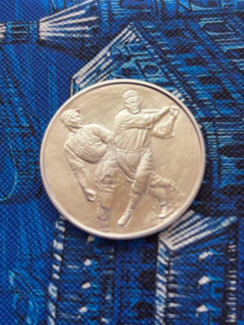 銀　造幣局　プロ野球70周年記念　プルーフ銀メダル　シルバー925 20g