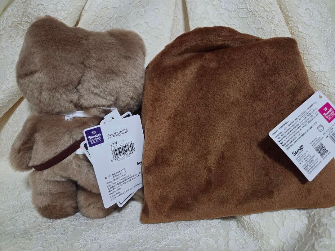 【新品】キティ モンチッチ ぬいぐるみ ポーチ　巾着　レア