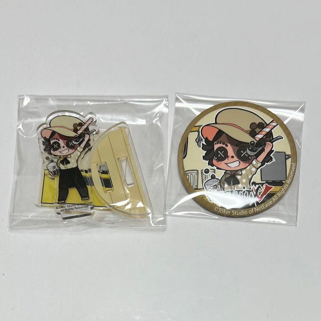 第五人格 探鉱者スイーツ屋 セブンイレブン 缶バッジ アクリルスタンド アクスタ
