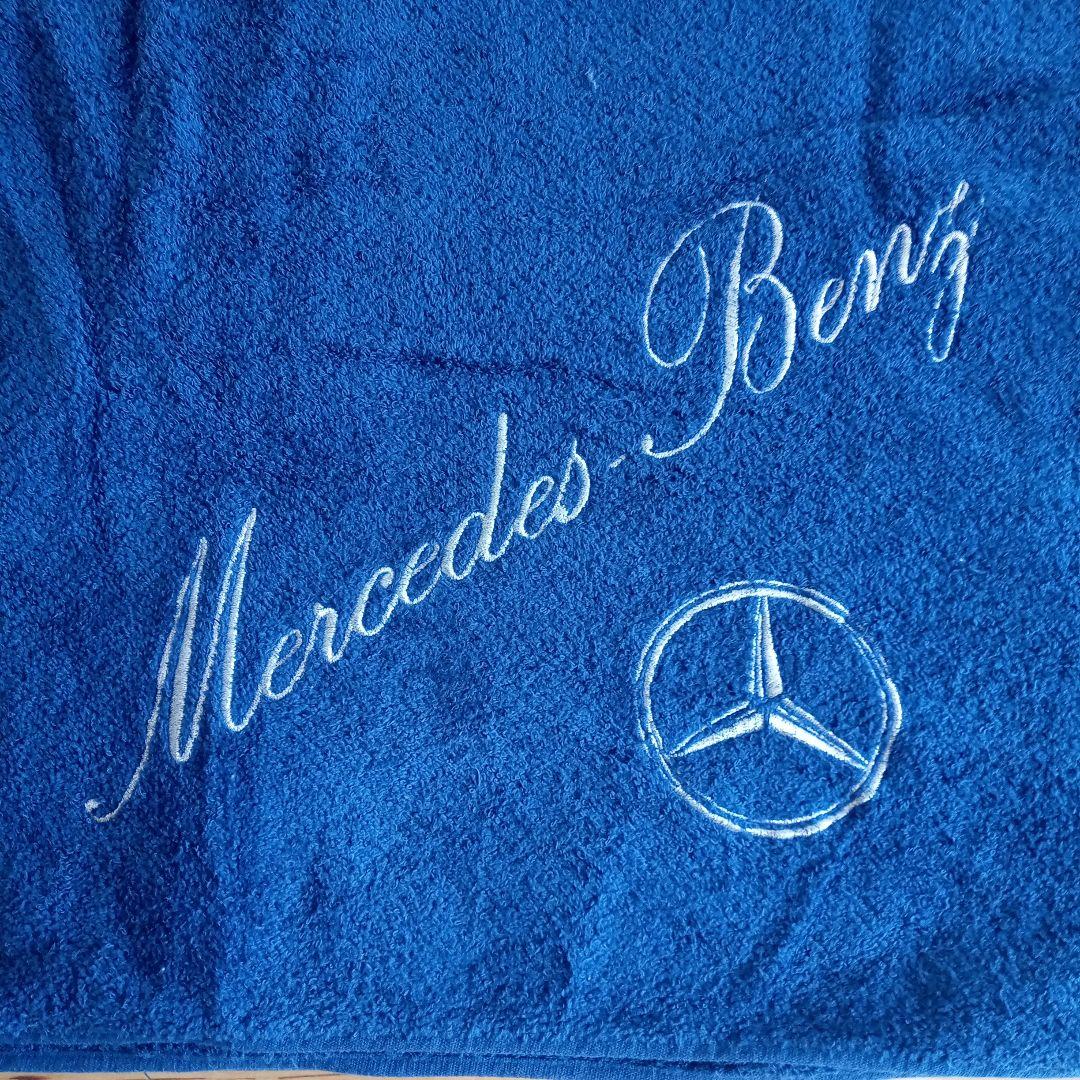 Mercedes Benz バスタオル 濃紺 メルセデス　ベンツ　かっこいい
