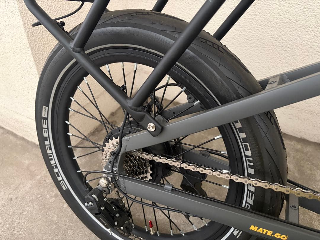 m*m様 MATE GO+ 電動アシスト自転車 20インチ スリックタイヤ化 走