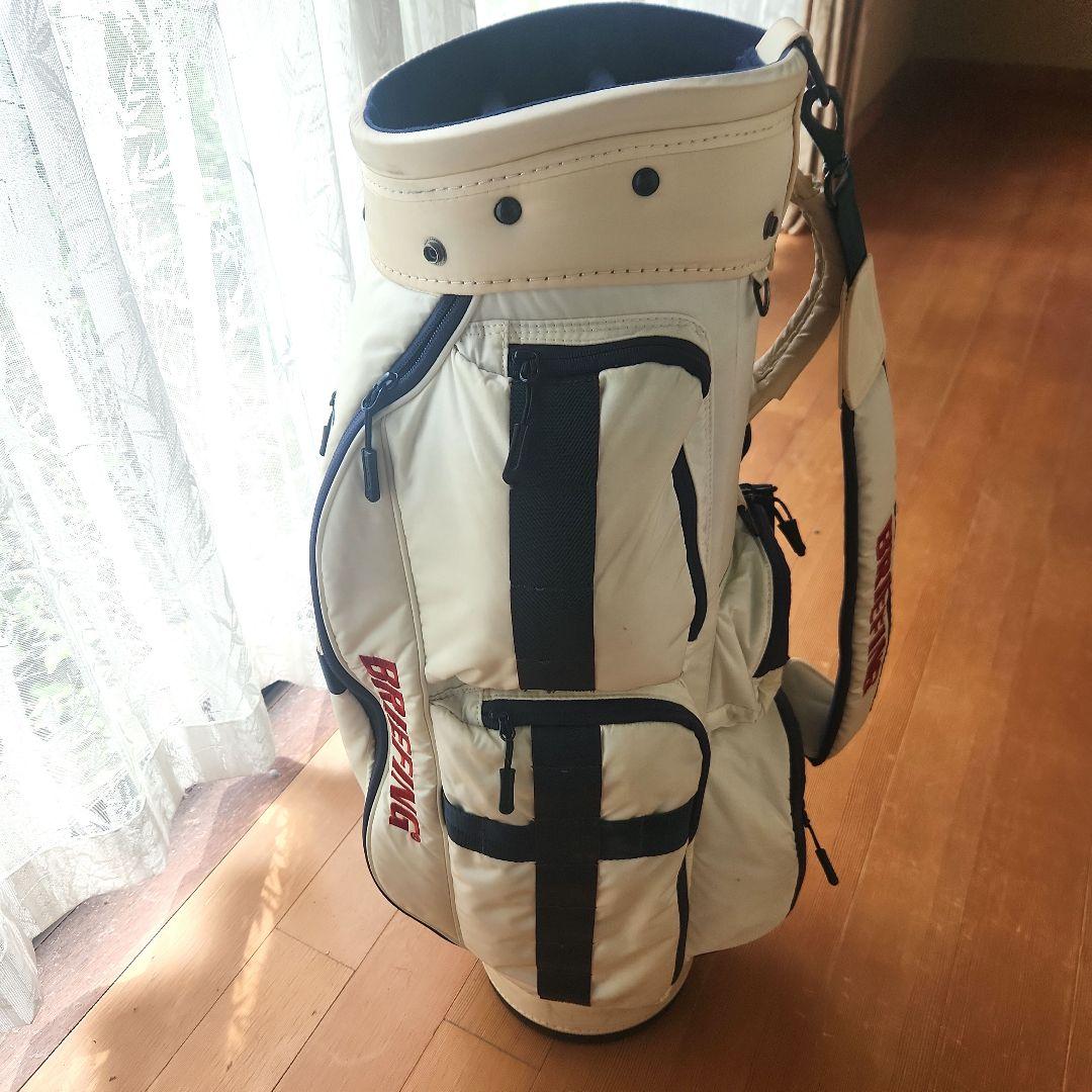 希少完売✦BRIEFING ✦ ゴルフバッグ ✦ホワイト/ネイビー✦ CR-6