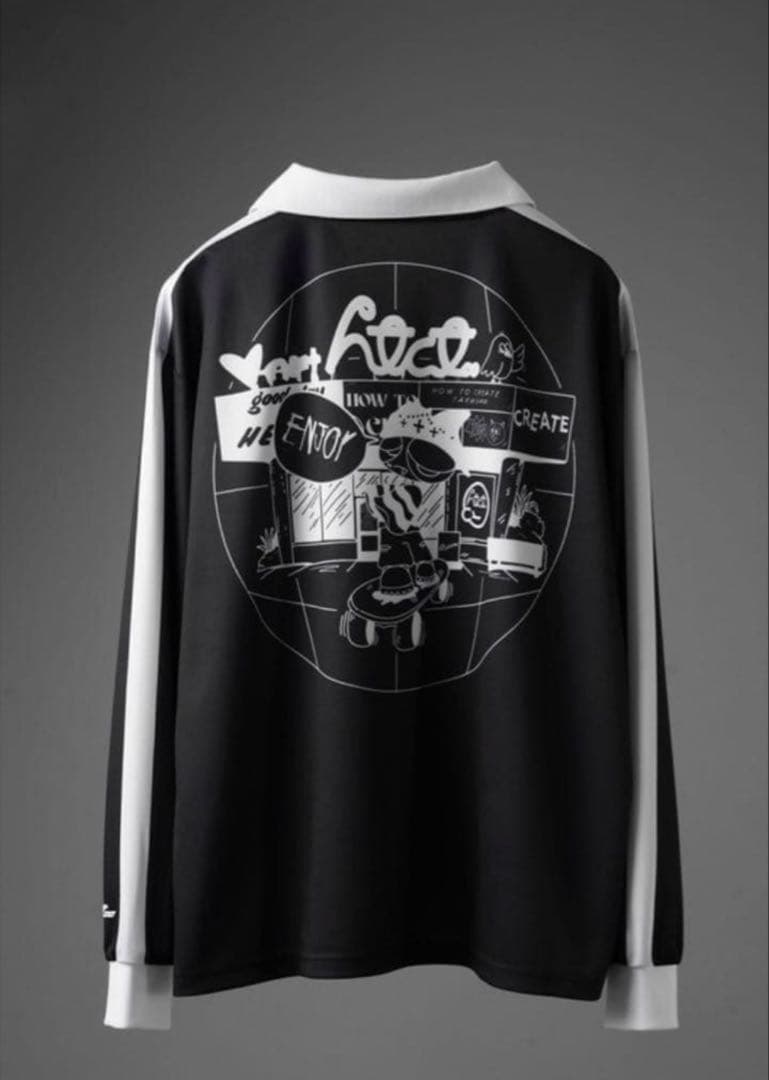 TAKUYA∞の創り方　フットボールシャツ　ブラック　L