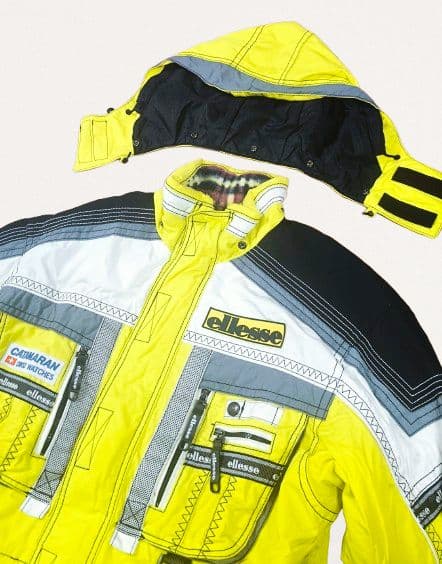 ellesse ヴィンテージ スキーウェア 上下セット Lサイズ 日本製
