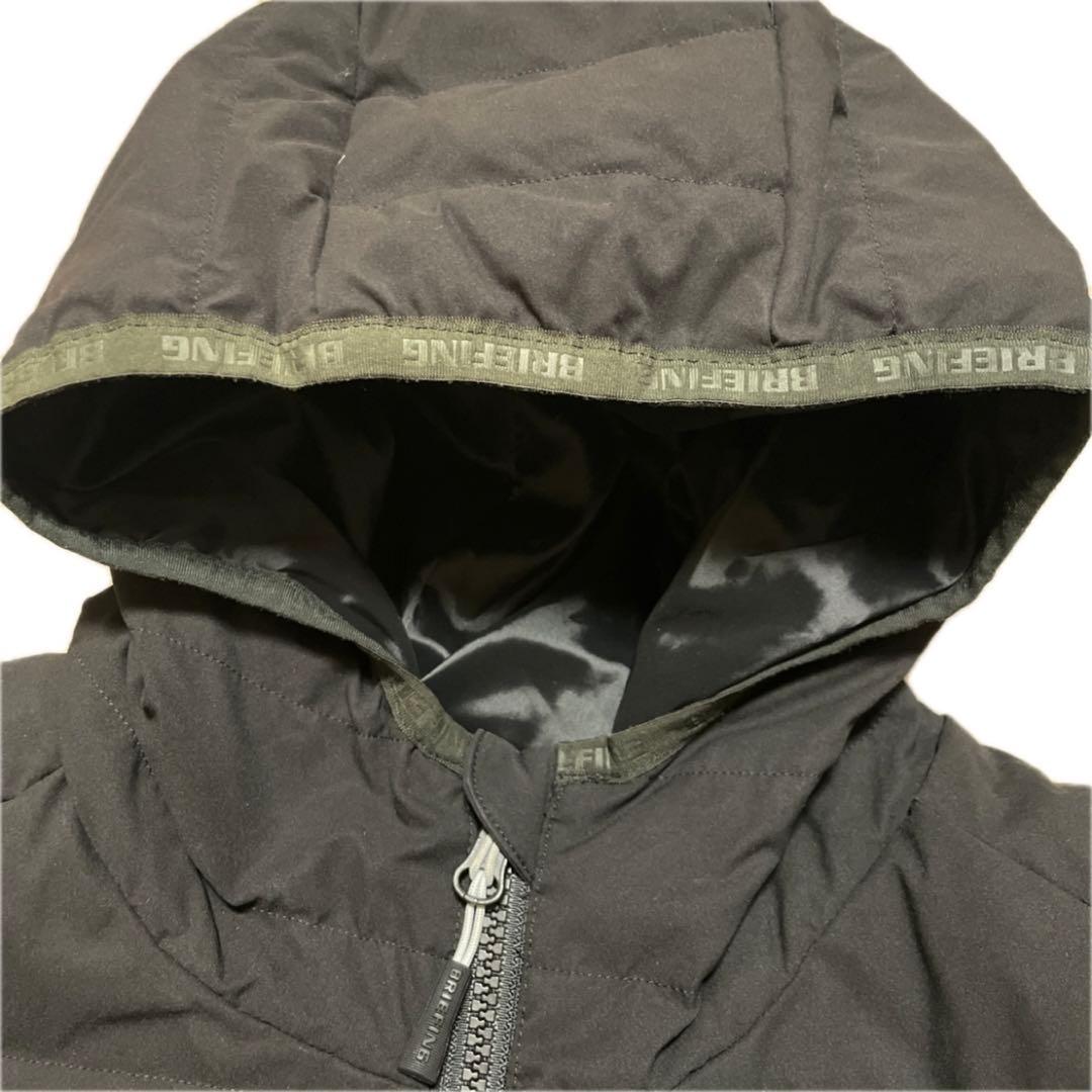 BRIEFING ブリーフィング Taion電熱 ダウンジャケット ブラック