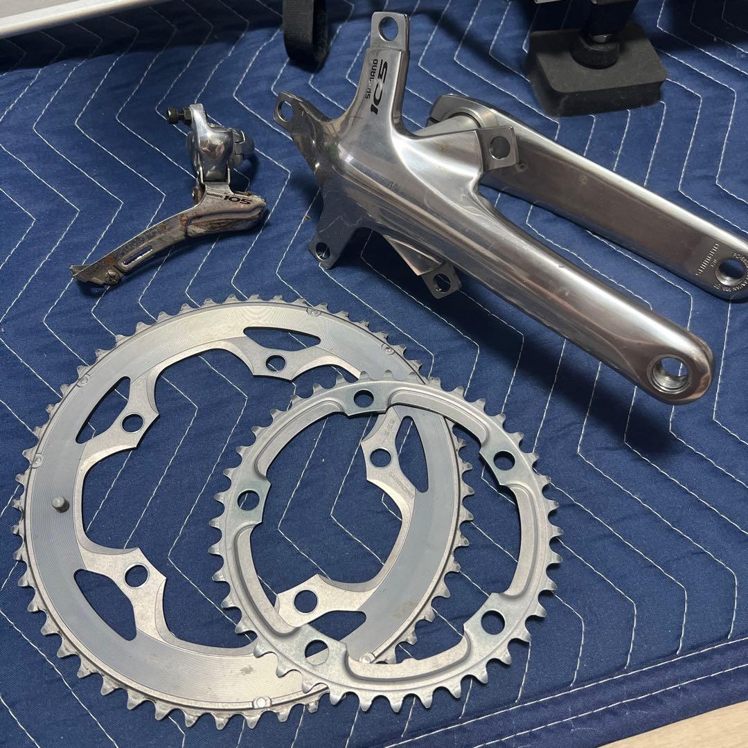 SHIMANO FC-5800 クランク、チェーンリング53/39