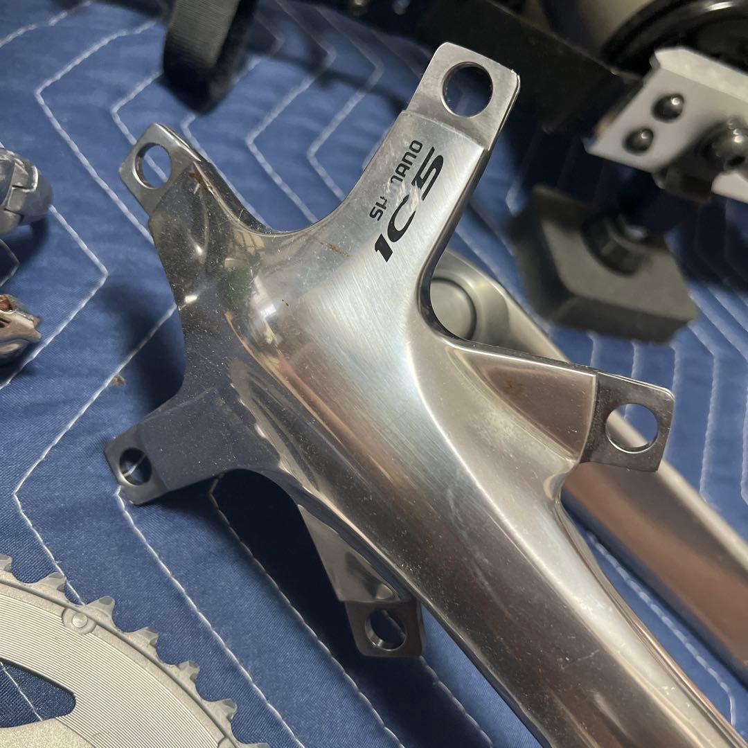 SHIMANO FC-5800 クランク、チェーンリング53/39