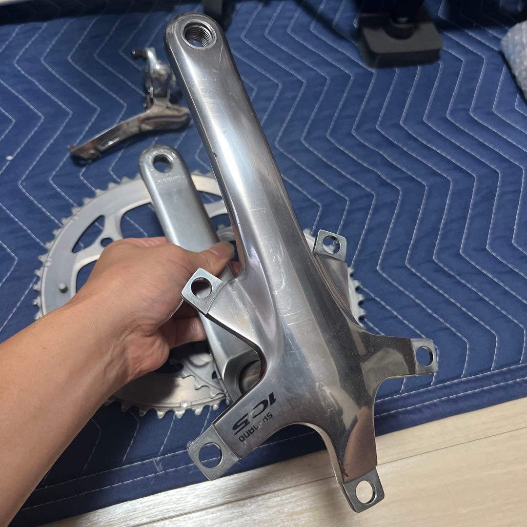 SHIMANO FC-5800 クランク、チェーンリング53/39