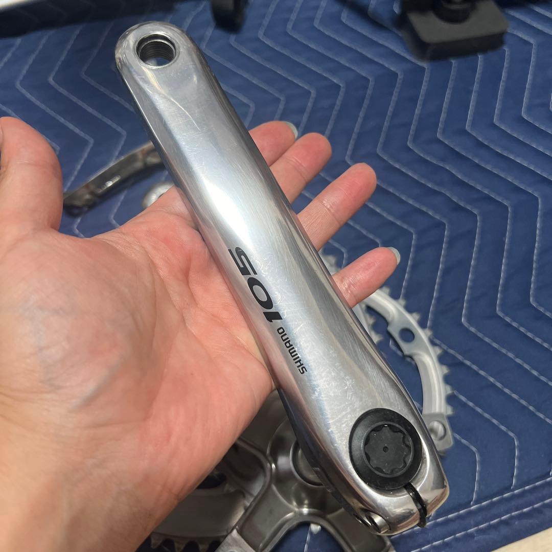 SHIMANO FC-5800 クランク、チェーンリング53/39