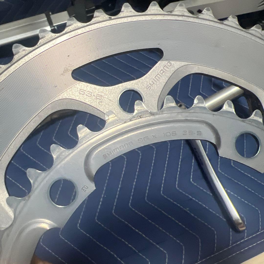 SHIMANO FC-5800 クランク、チェーンリング53/39