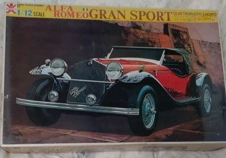 バンダイ1/12アルファ・ロメオグラン・スポルト「クァトロル・オーテ・ザガード」