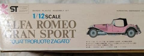 バンダイ1/12アルファ・ロメオグラン・スポルト「クァトロル・オーテ・ザガード」