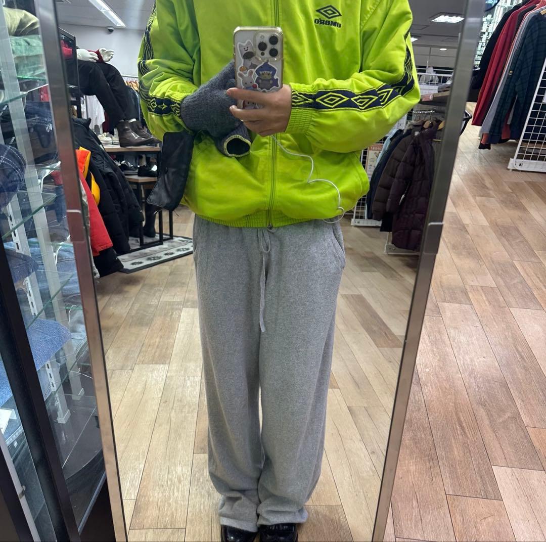 【珍色激レア】　90s 青タグ　アンブロ　umbro 蛍光グリーン ジャケット