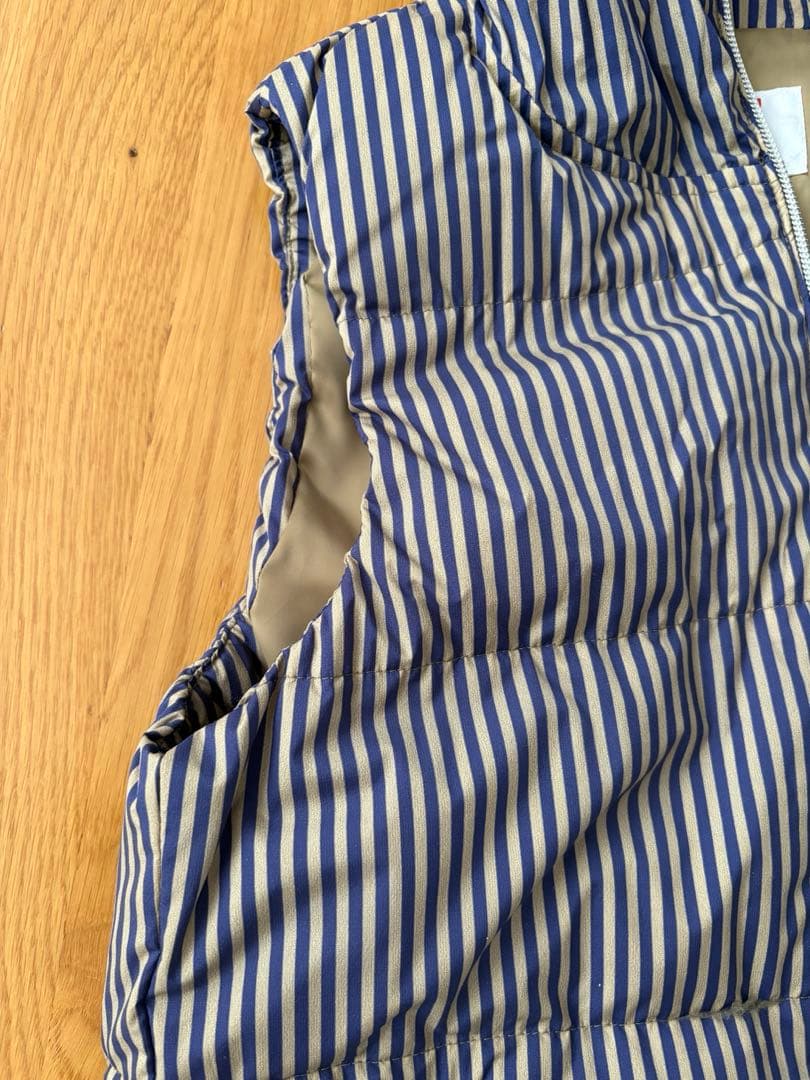 【新品】MASTER BUNNYフード付ダウンベスト　マスターバニーSサイズ