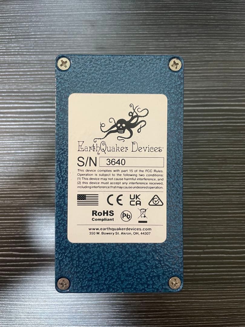 EarthQuaker Devices Zoar 箱付き