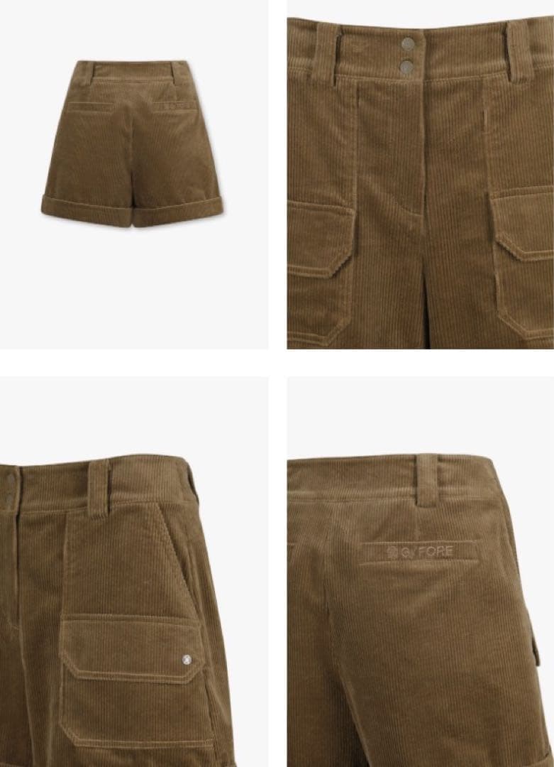 新入荷G/FORE韓国ジーフォア レディースコーデュロイパンツsizeM