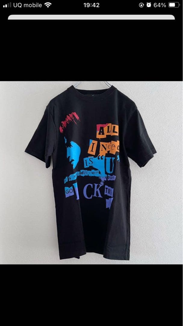 氷室京介　Tシャツ KYOSUKE HIMURO Tシャツ M 黒