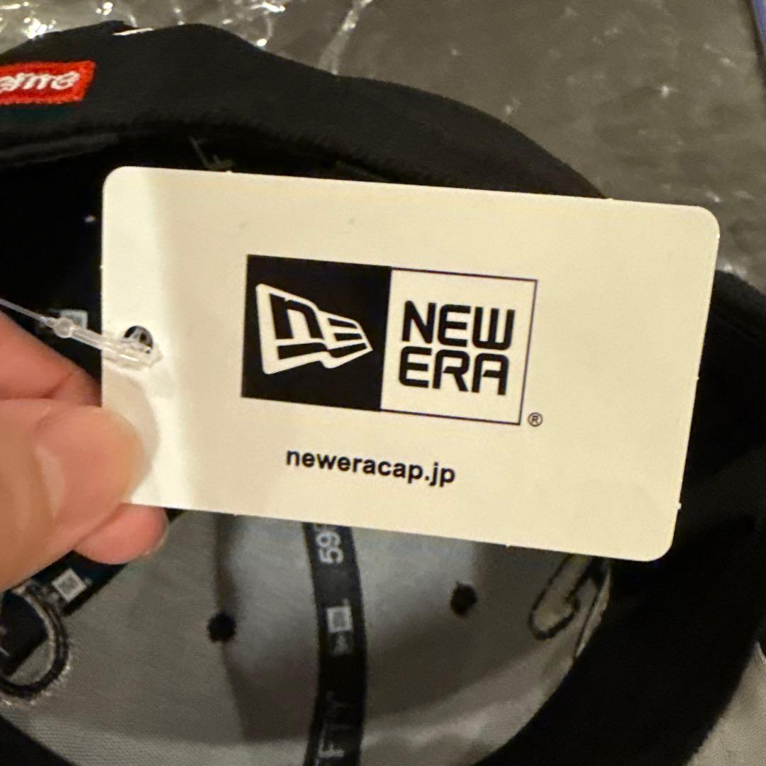 Supreme 59FIFTY ブラック キャップ 7 1/8