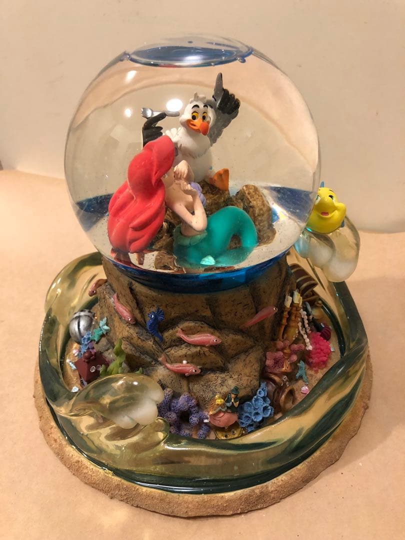 ディズニー　リトルマーメイド　アリエル　スノードーム　スノーグローブ