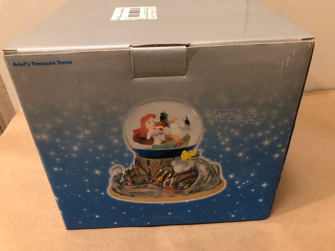 ディズニー　リトルマーメイド　アリエル　スノードーム　スノーグローブ
