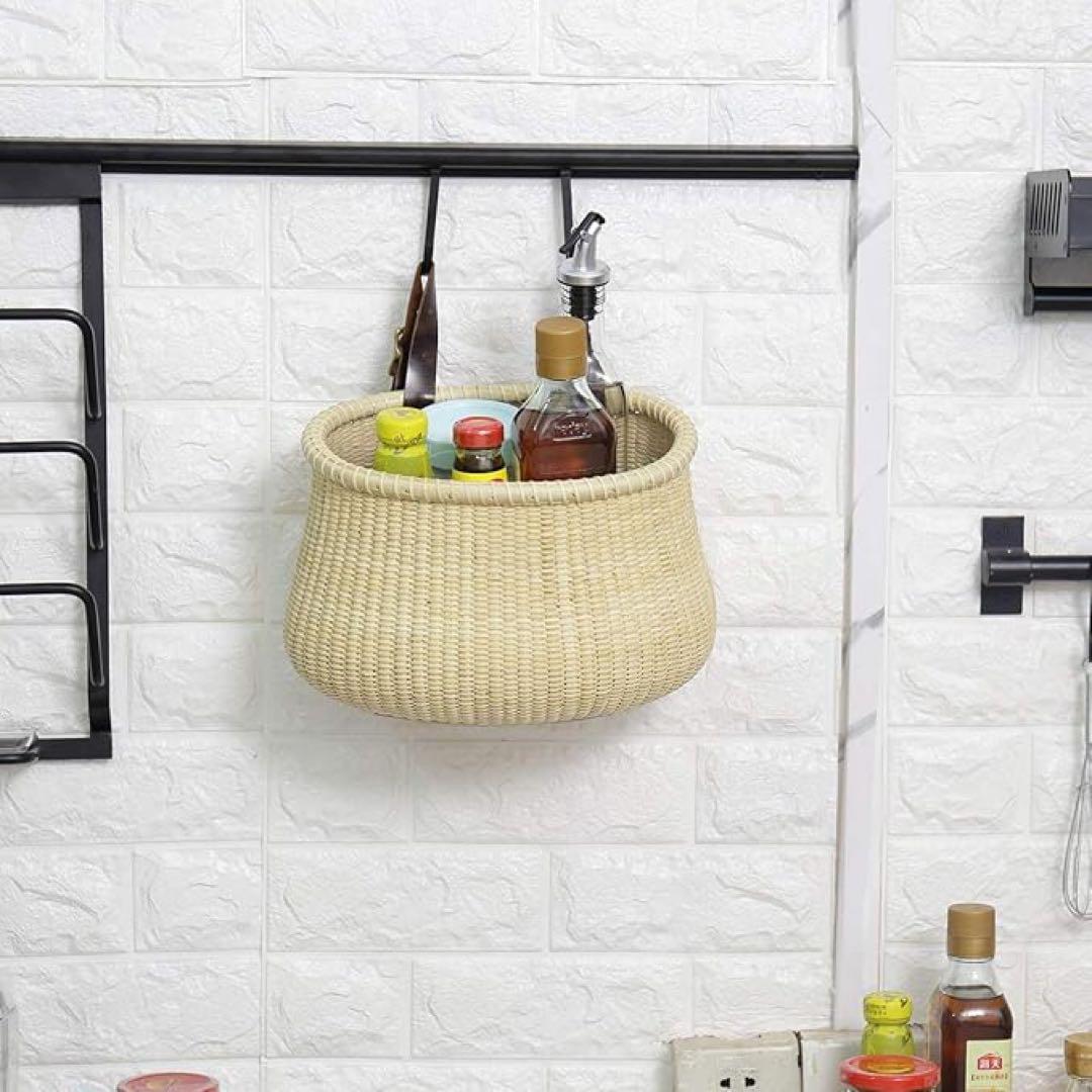 ナンタケットバスケット 自転車かごバスケット ラタン 籐 収納 おしゃれ