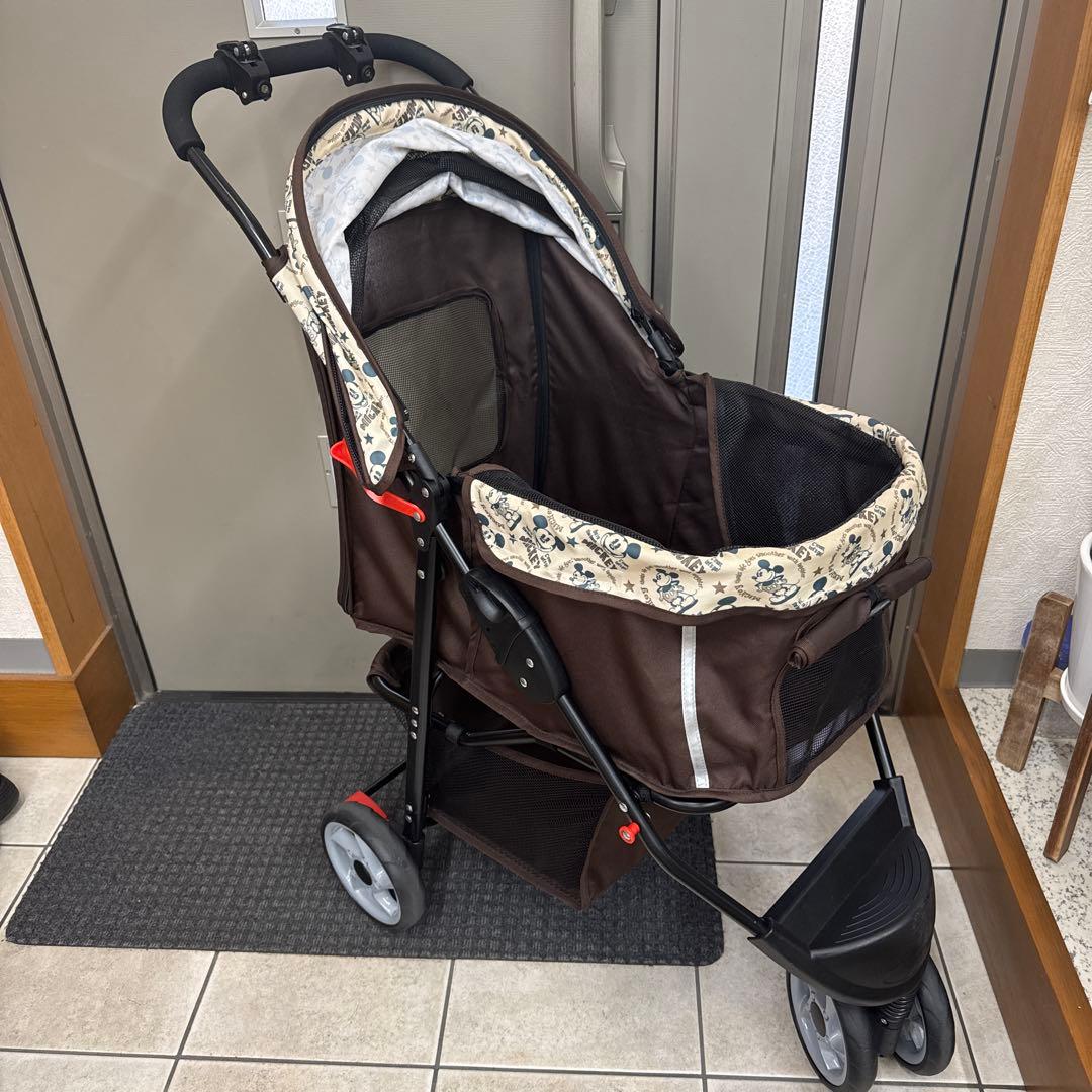 カインズ ディズニー ミッキー ペット用カート カップホルダー2個付き