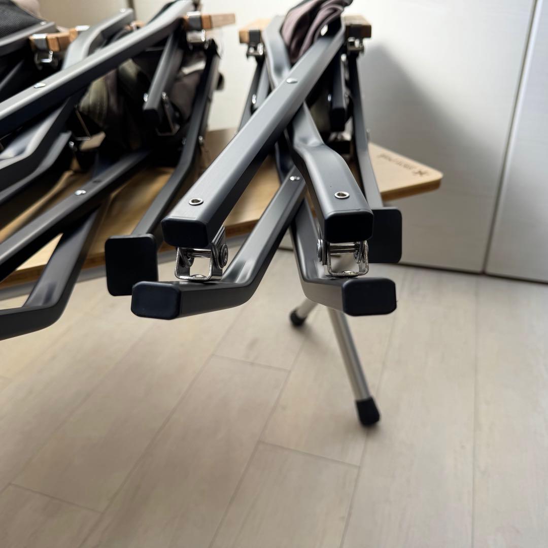 未使用 3脚セット  peak ローチェアショートグレー