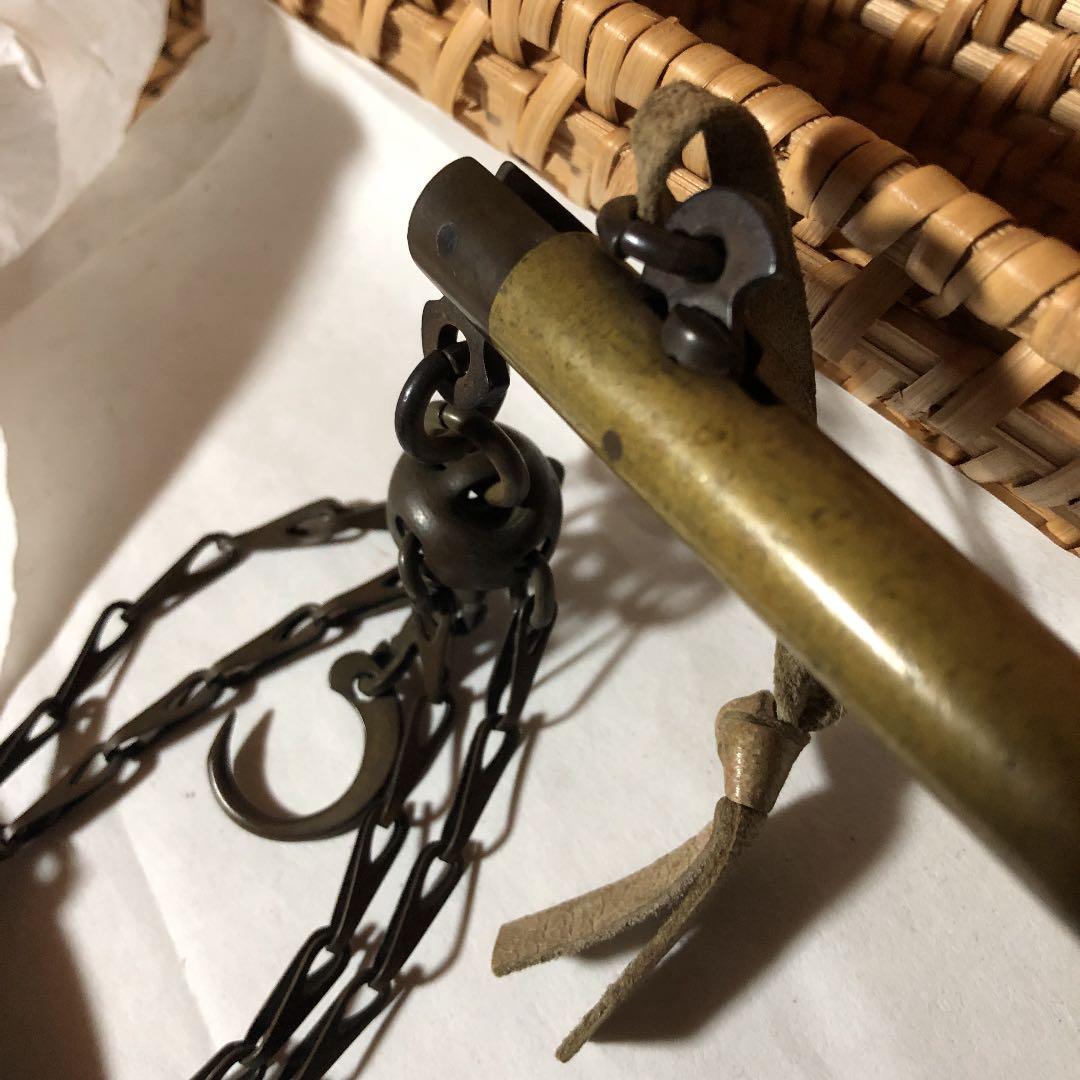 【希少】古道具 竿秤 手提げはかり / 古美術 骨董 アンティーク ビンテージ