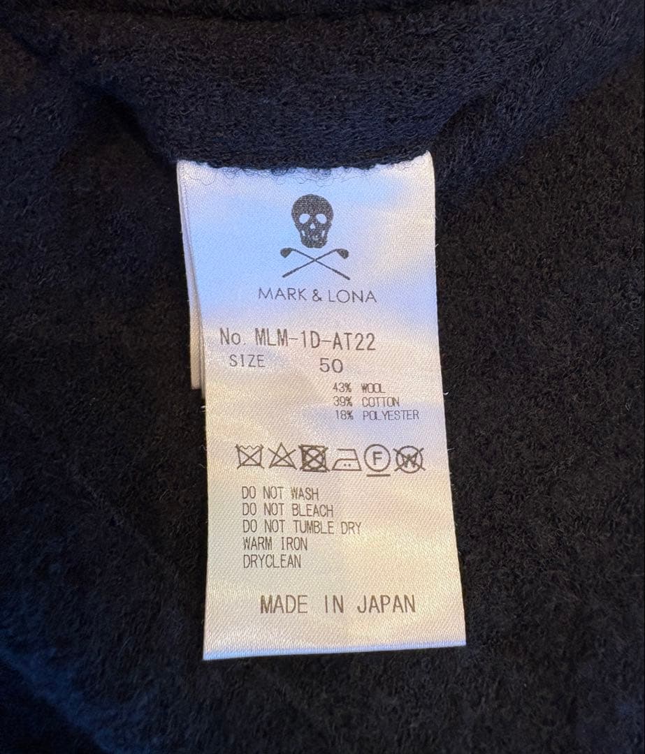 MARK & LONA スカル ゴルフパンツ ブラック マークアンドロナ