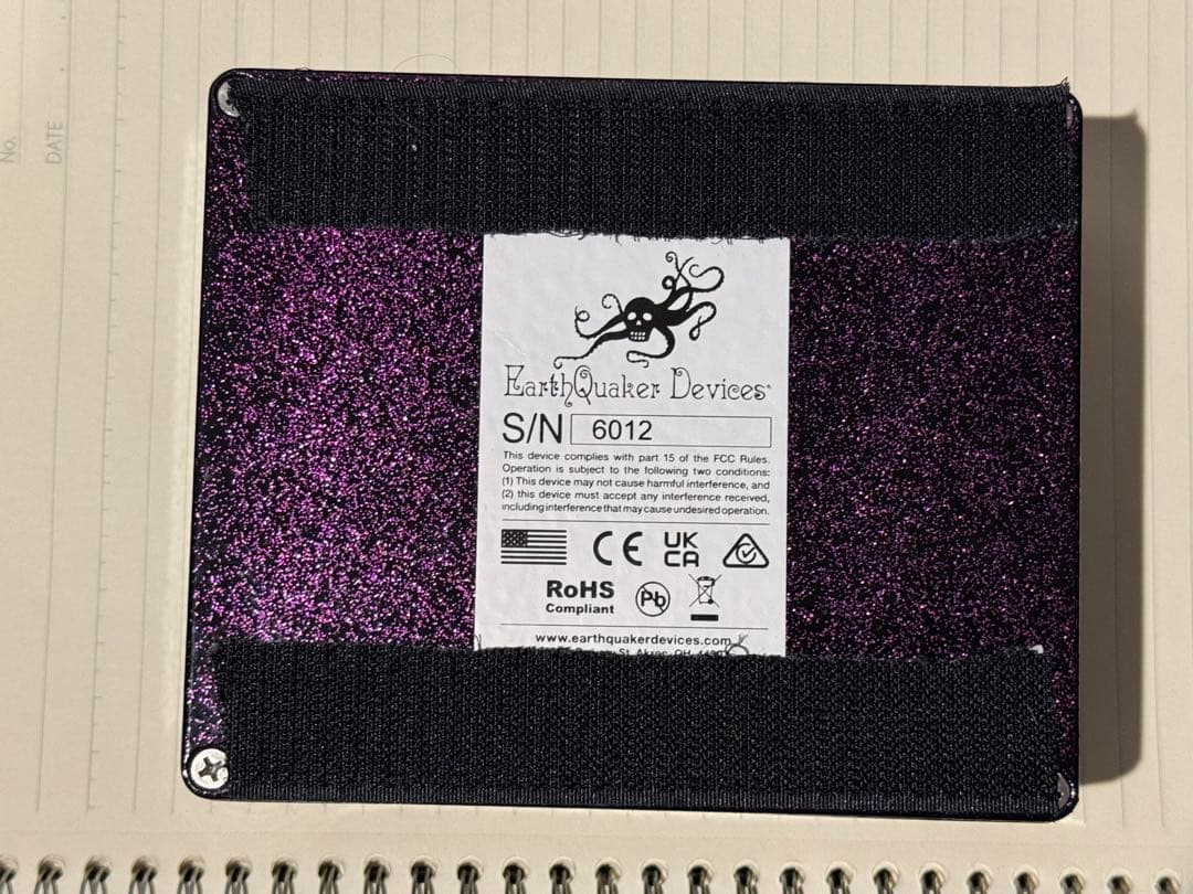 EarthQuaker Devices Hoof Reaper 限定色　紫