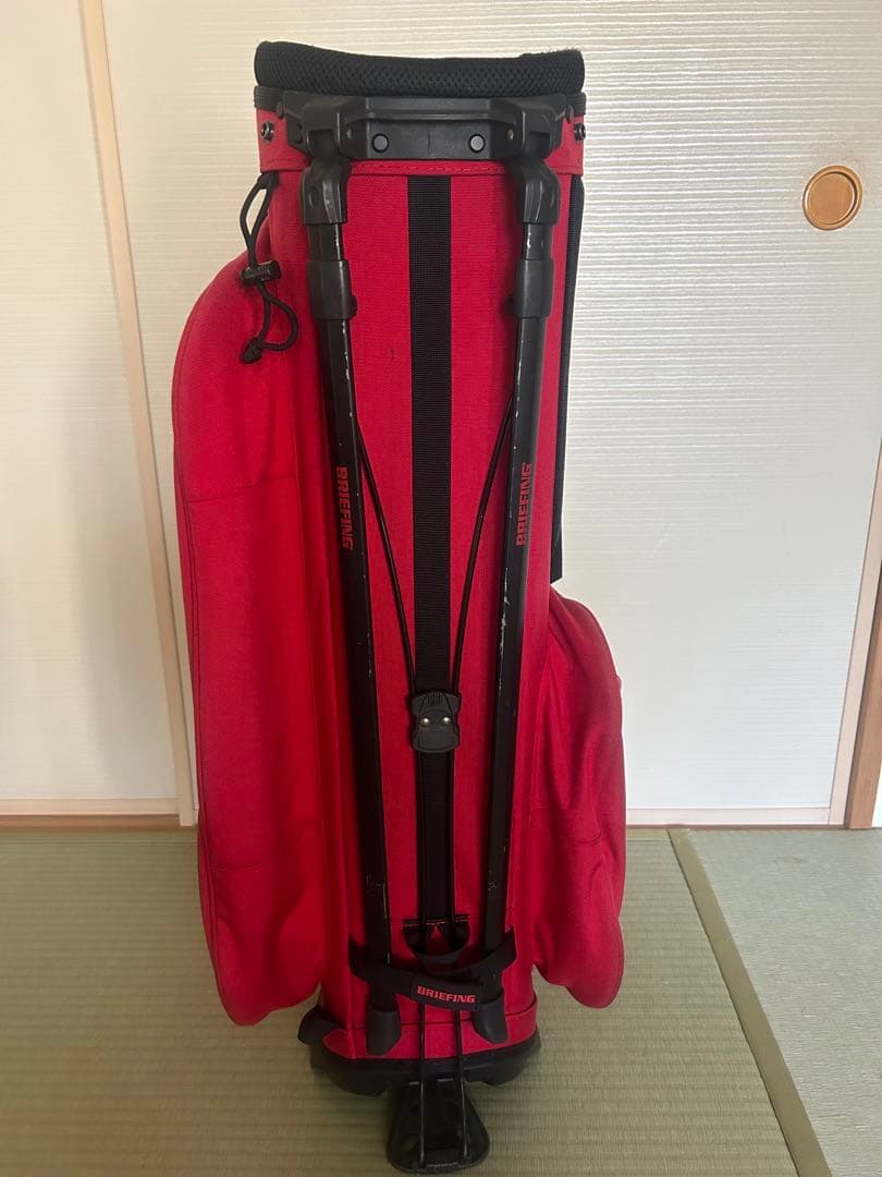 【限定カラー】ブリーフィング キャディバッグ RED