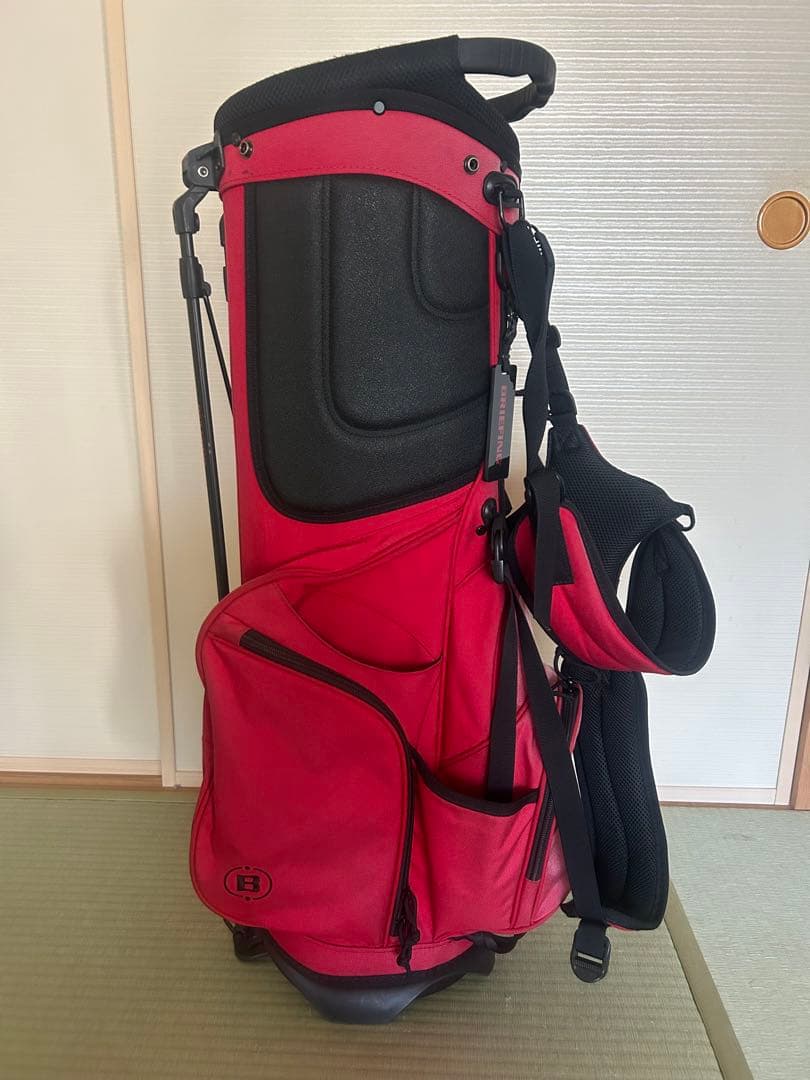 【限定カラー】ブリーフィング キャディバッグ RED
