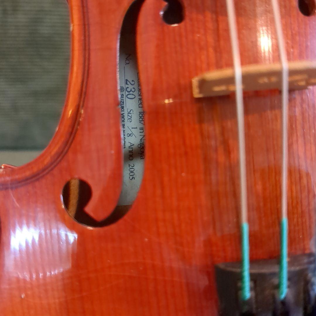 SUZUKI　No.230 ヴァイオリン1/8 美品 弓　ケース付き