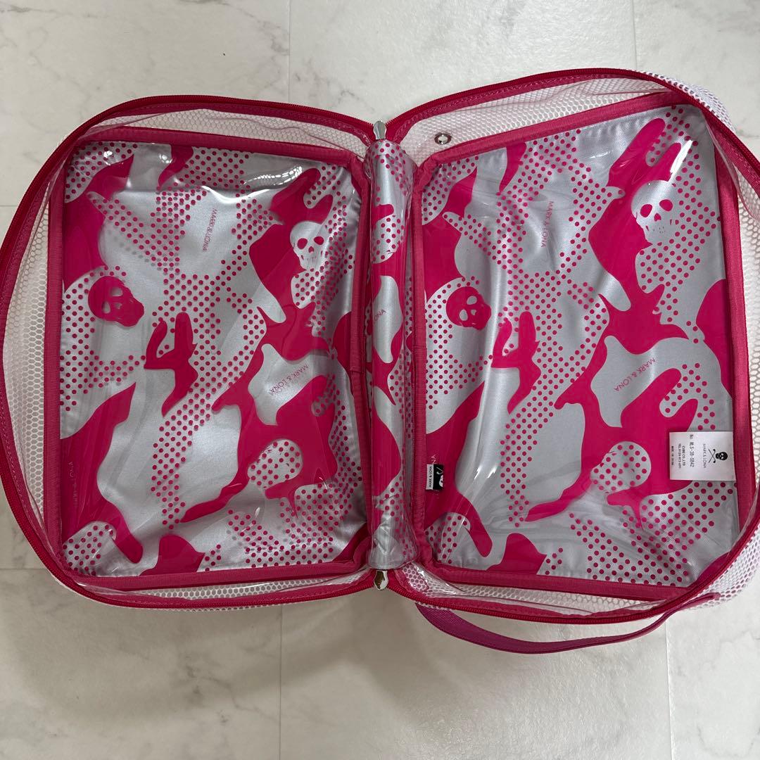 MARK & LONA ポーチ ピンク、シューズバッグ