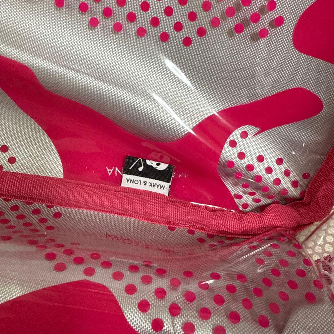 MARK & LONA ポーチ ピンク、シューズバッグ