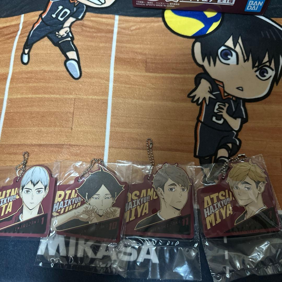 ハイキュー1番くじ角名倫太郎フィギア&稲荷崎ラバーチャーム全種