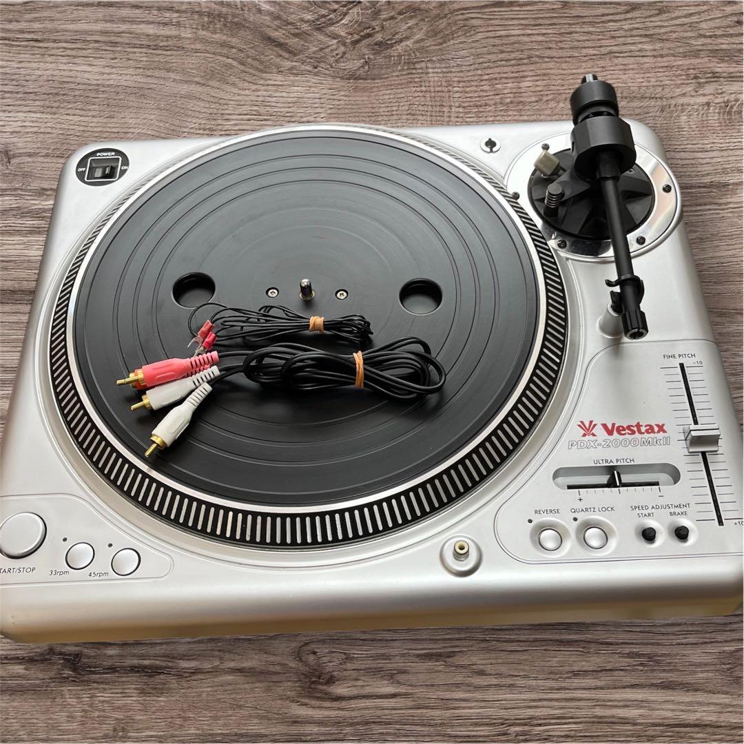 【完動品】Vestax PDX2000 MKII ターンテーブル アース線付き