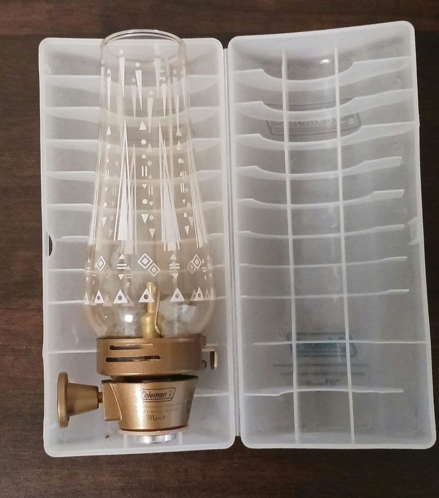 Coleman ランタン 収納ケース付き　ルミエールランタン　インディゴ　廃盤品