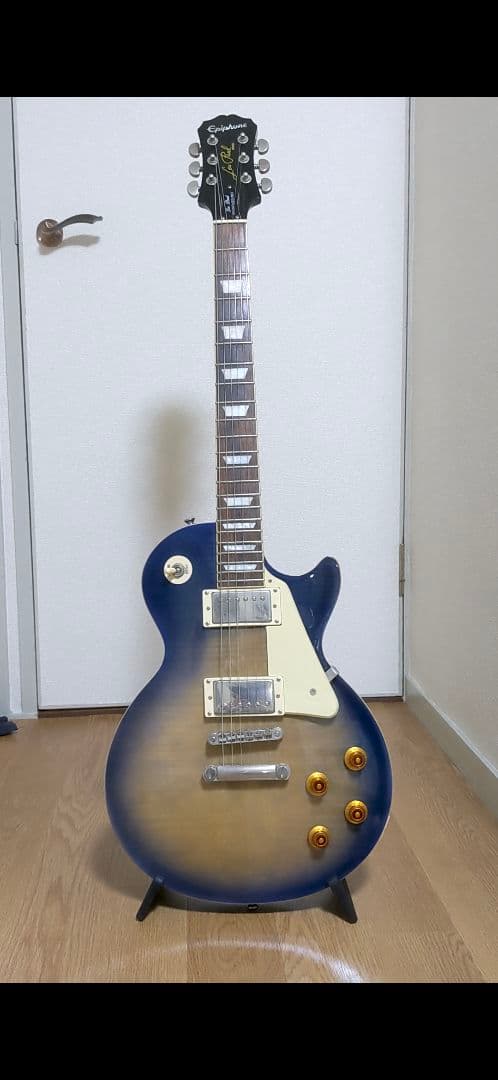 エピフォン Les Paul standard pro 青