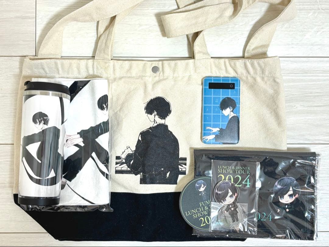 ふみくん ピアノ グッズ(トートバッグ、モバイルバッテリー、タンブラー、他)