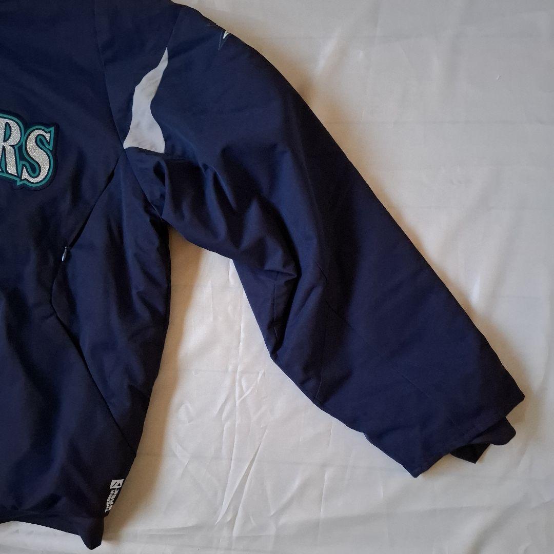 マリナーズ スタジャン MLB Majestic ネイビー 長袖 ジャケット