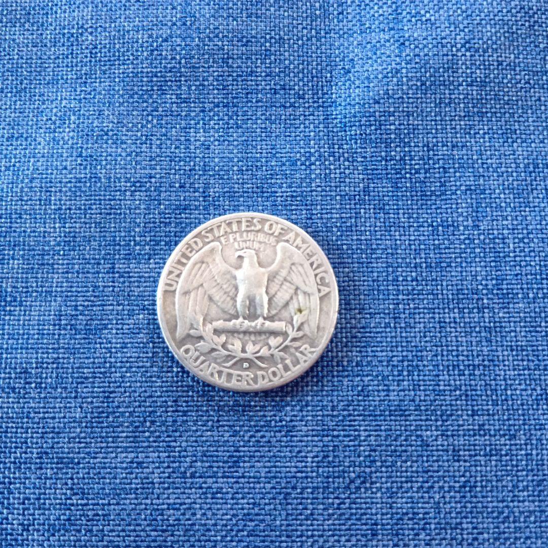 1953年 アメリカ 銀製クォータードル 4枚セット