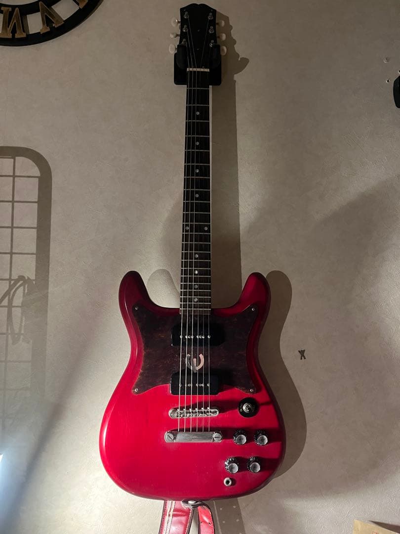 値下げしましたEpiphone Wilshire P-90 Cherry 改造品