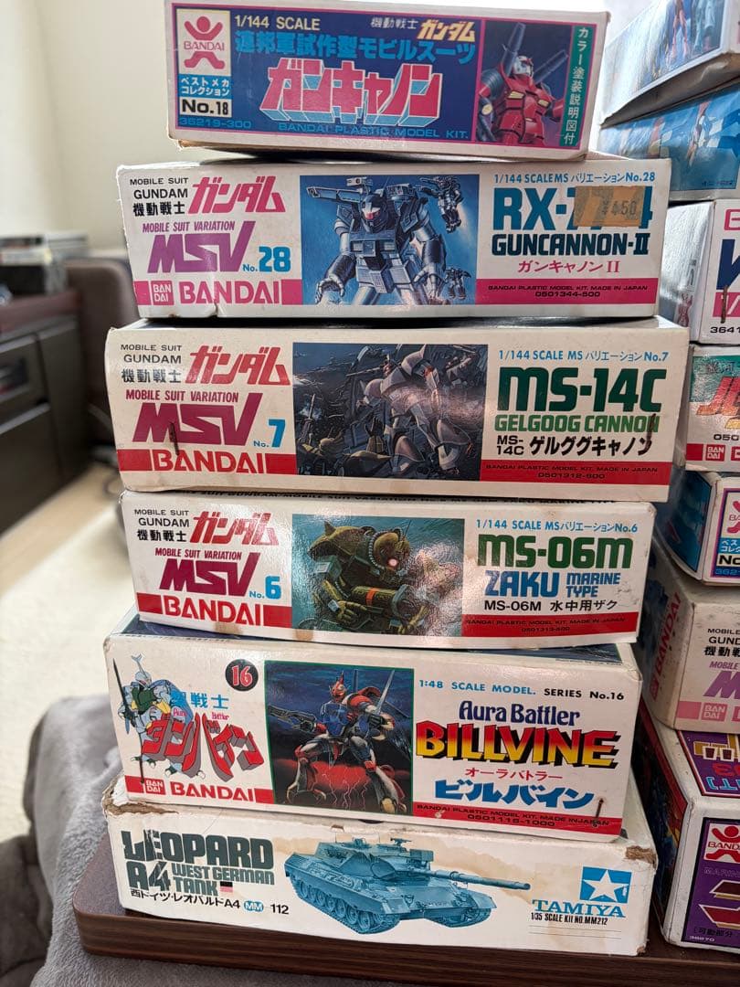 ガンダムプラモデル色々未組み立て