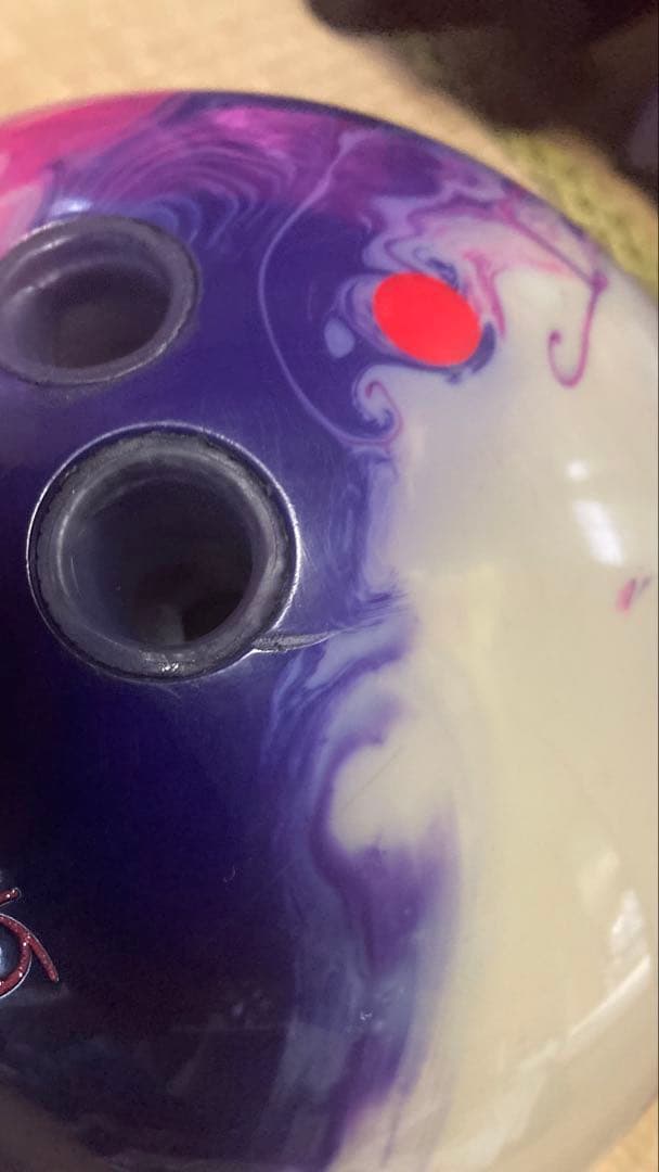 ION MAX ボウリングボール ピンク紫 15ポンド