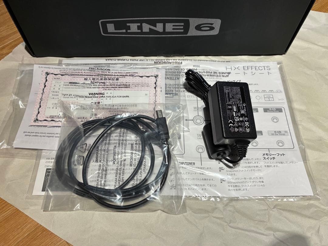 LINE6 HX Effects マルチエフェクター 純正アダプター付属