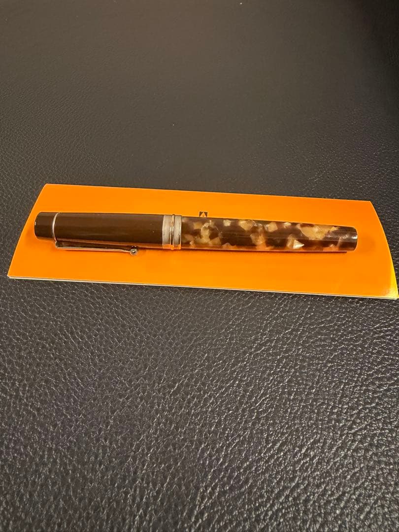 DELTA ANIMA 万年筆 ブラウン・ホワイト