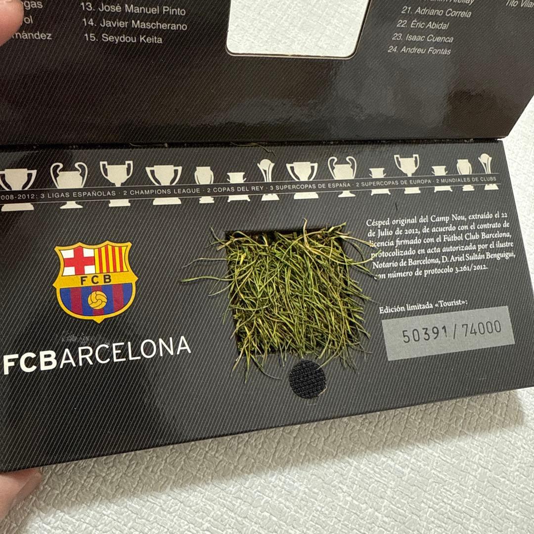 限定品 バルセロナ カンプノウの芝