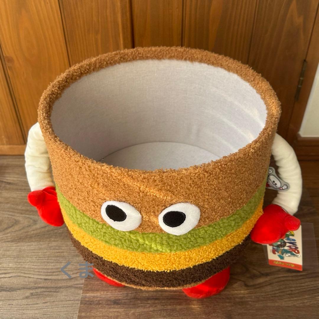 ニコアンド ×FLAVORS コラボ スタンドバスケット ハンバーガー 新品